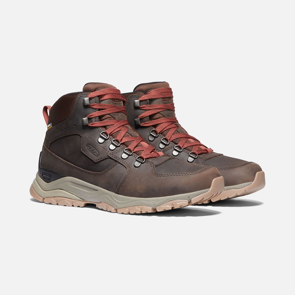 Keen Outdoor Bot Erkek Kırmızı/Kahverengi - Innate Deri Waterproof - Türkiye FSBJ26947